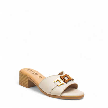 Cinzia Soft Sandali Sandalo Donna Pelle Burro Tacco 40/60