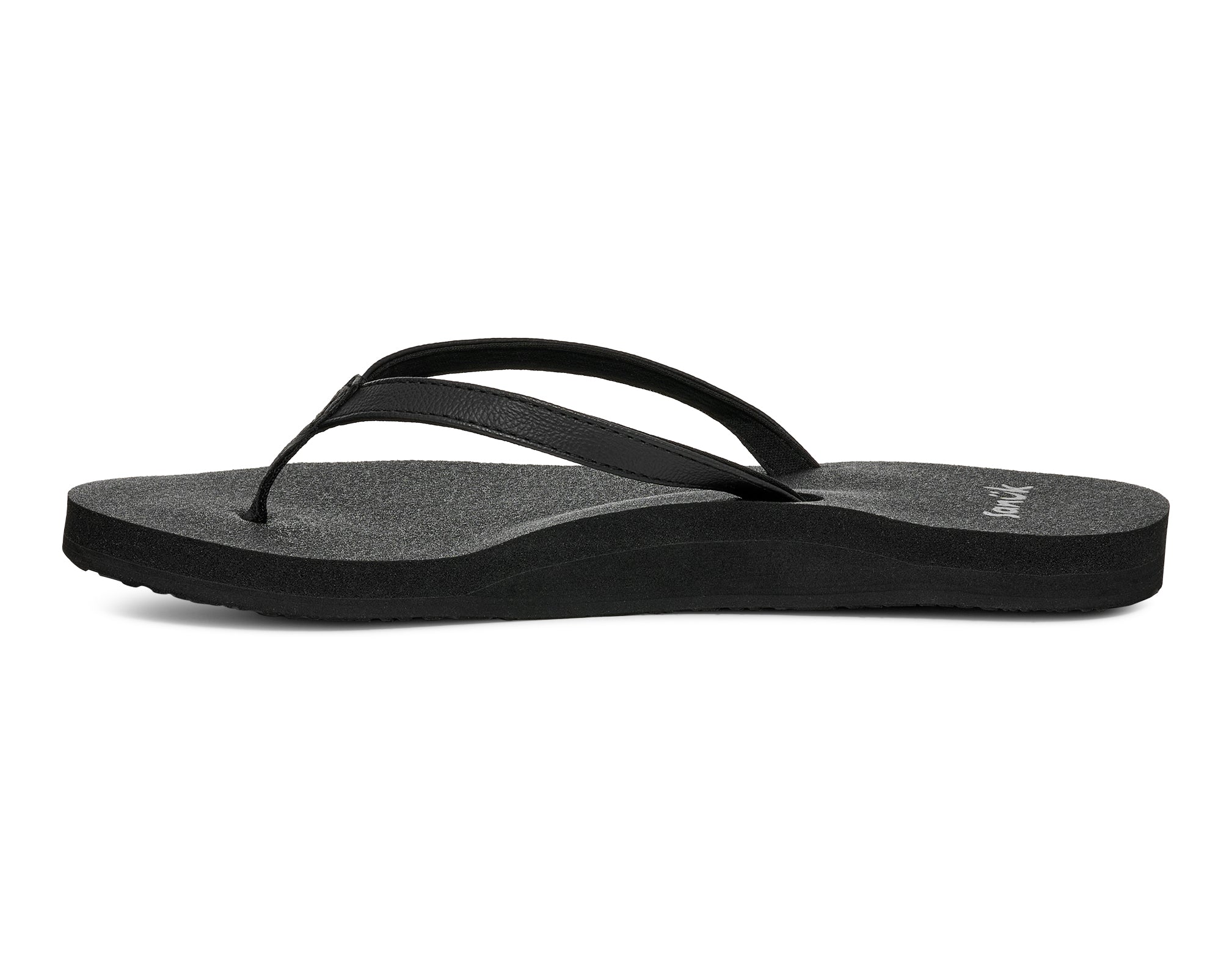 Sanuk Yoga Joy II infradito donna Nero memory foam
