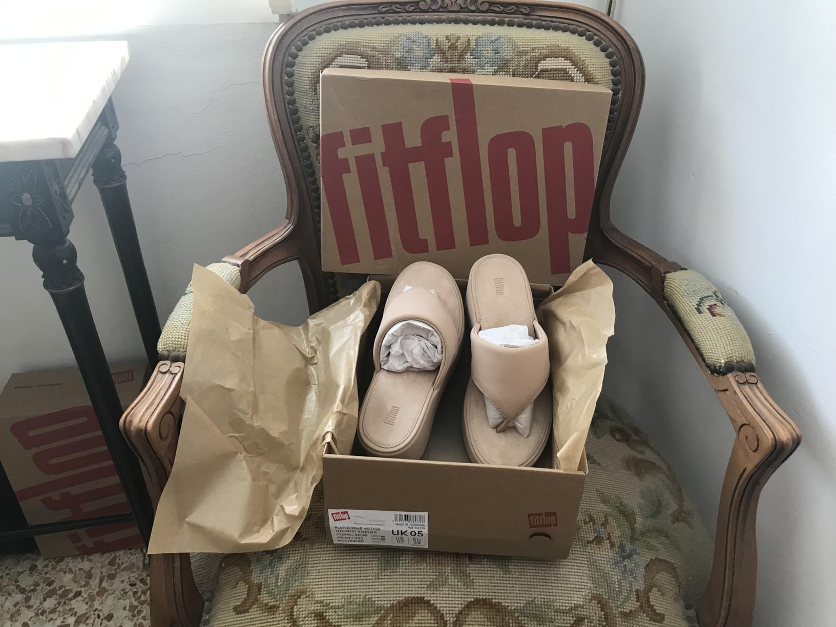 FitFlop Platfforms Wedge Infradito Donna Nero Zeppa