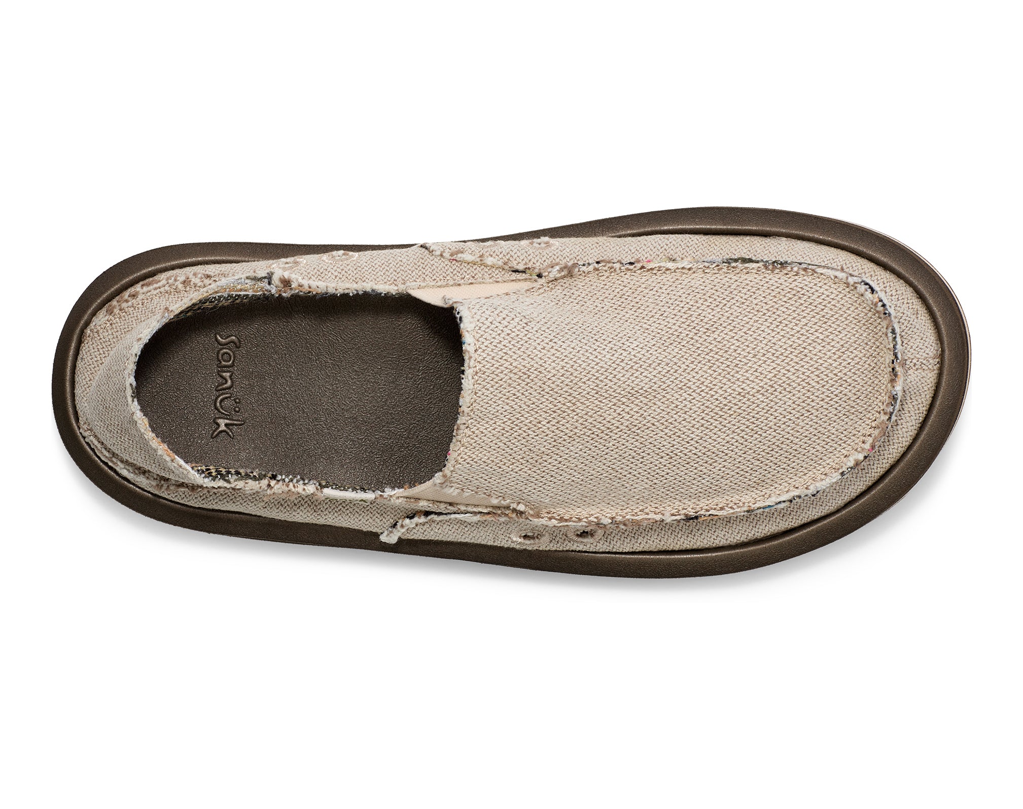 Sanuk Donny Hemp 2 Tone slip-on uomo Natural canapa