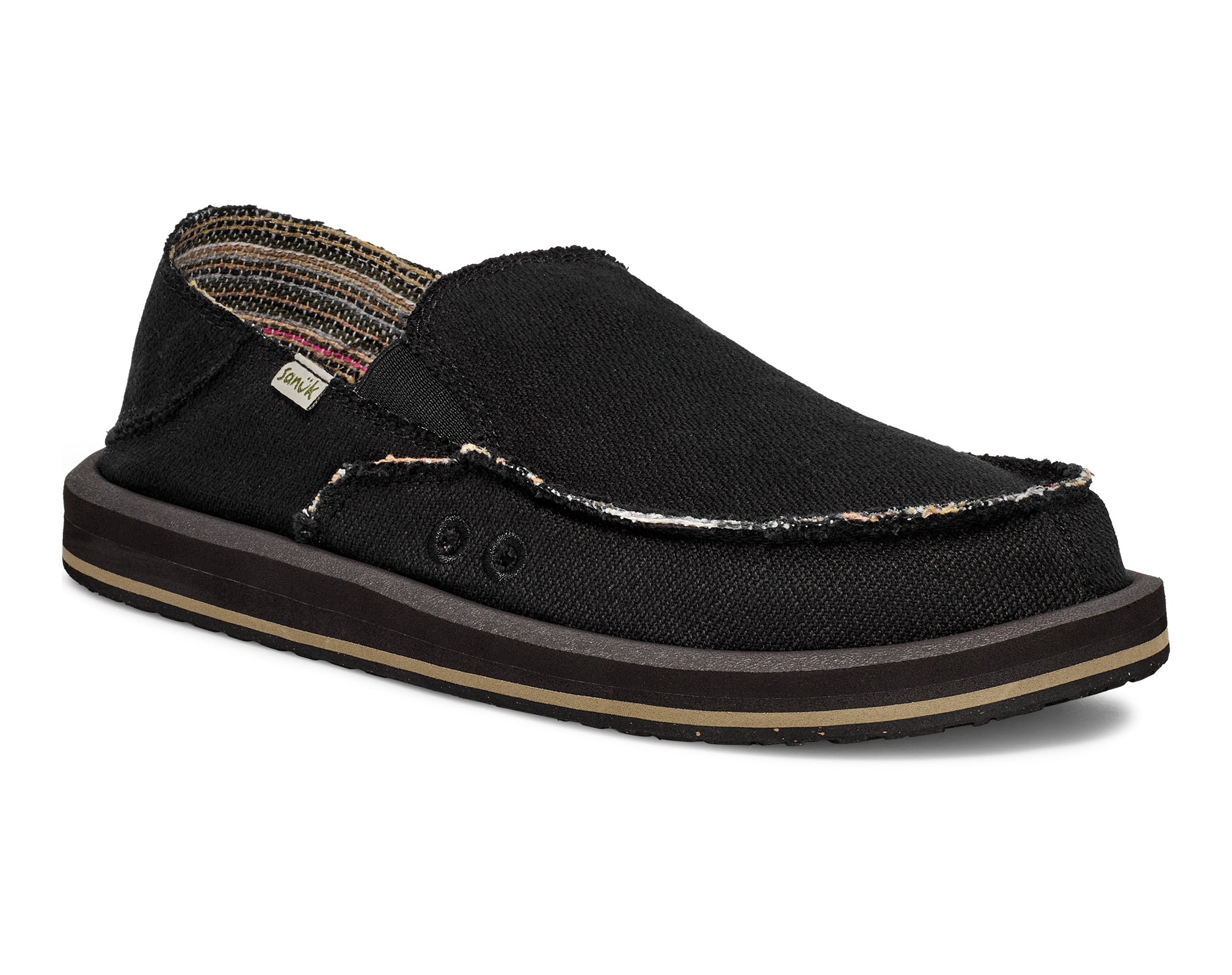 Sanuk Donny Hemp 2 Tone slip-on uomo Natural canapa