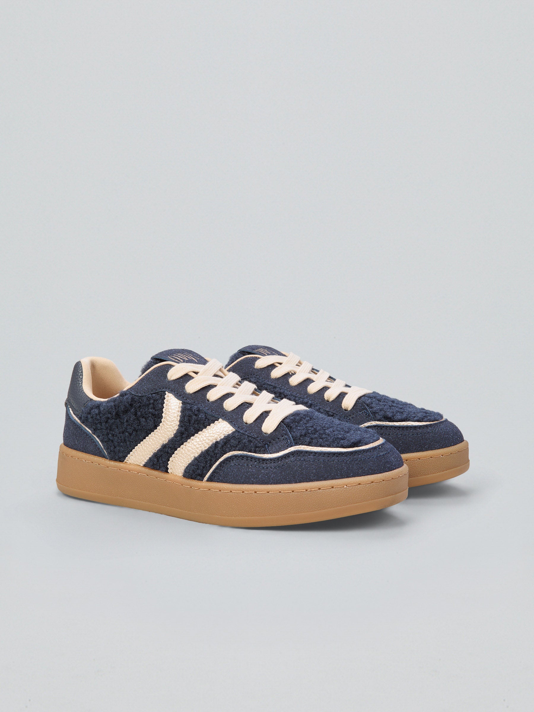 Ovye Sneakers effetto teddy sneaker blu sera