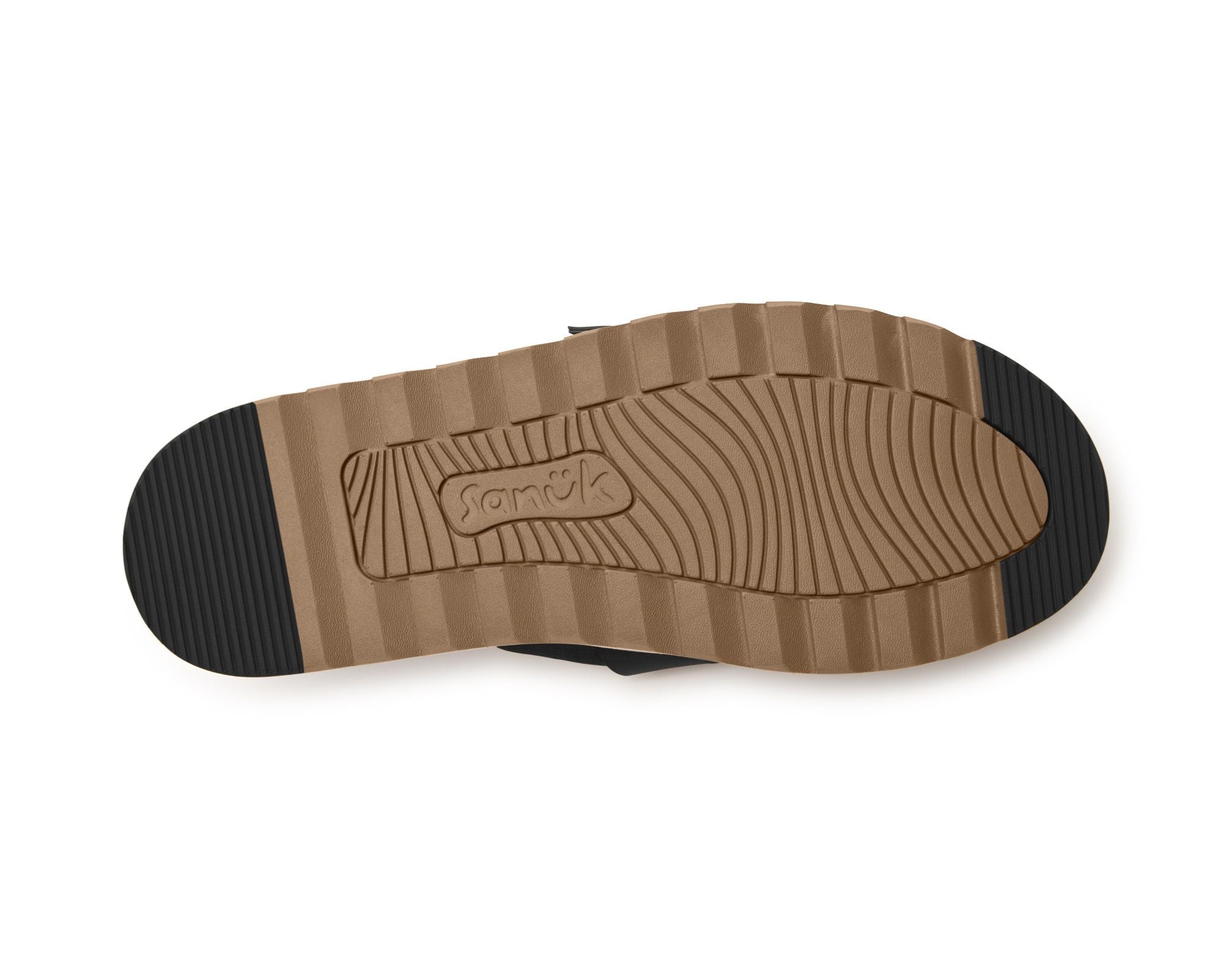 Sanuk Donna Sash-Hey sabot donna Nero cotone con zeppa
