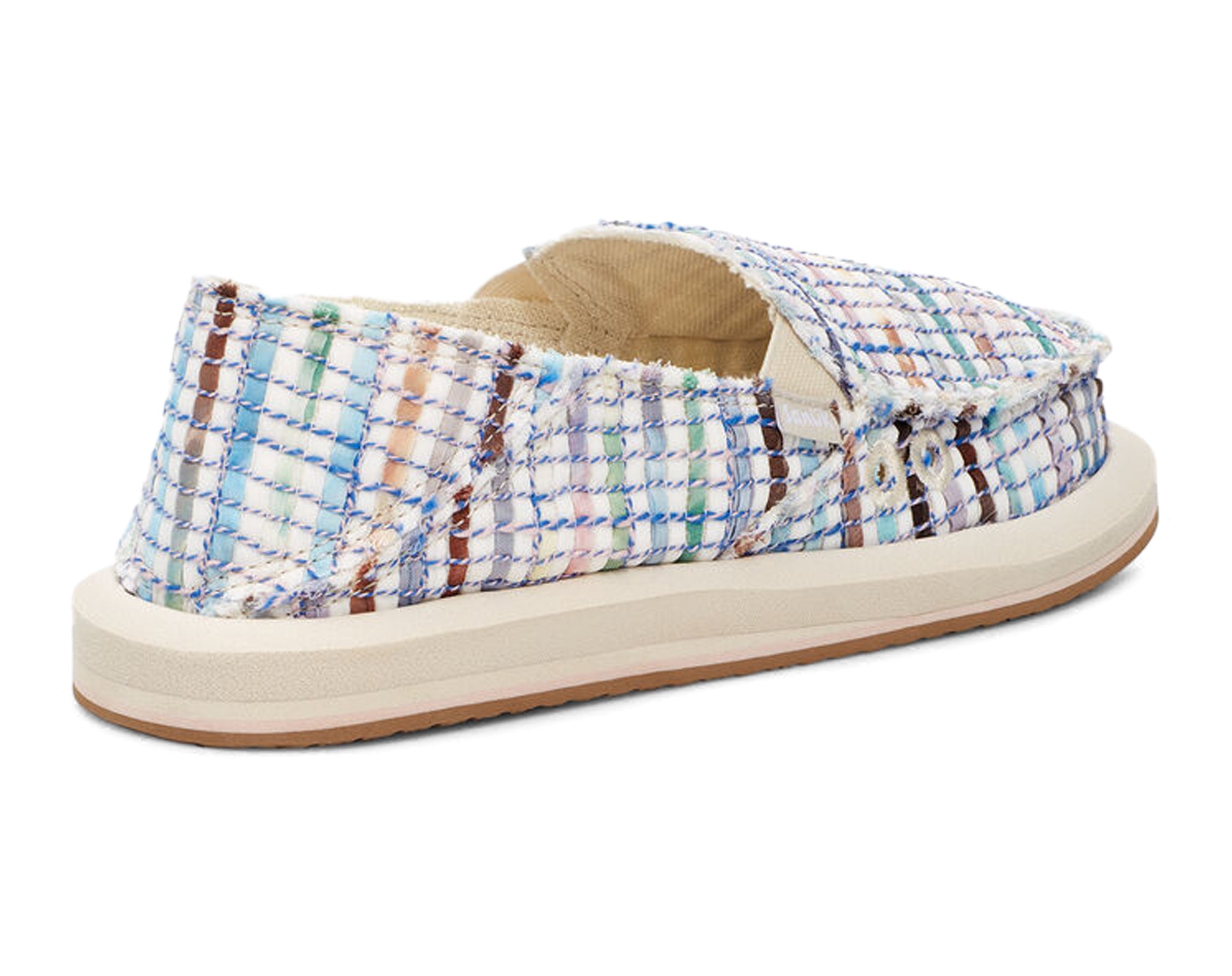 Sanuk Donna Watercolor slip on donna blue multi
