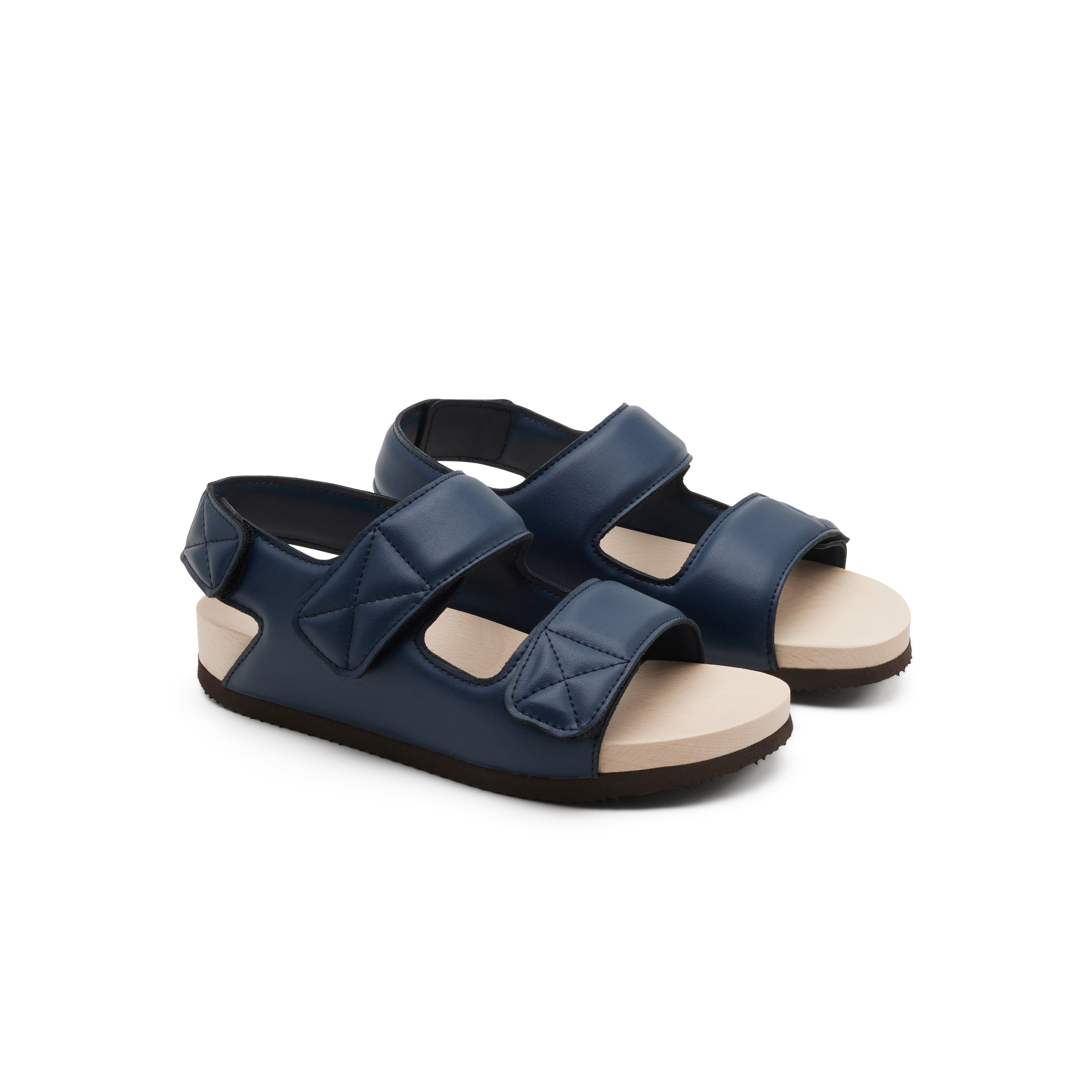Wud Permanent Collection Leaf sandali bianchi strappo