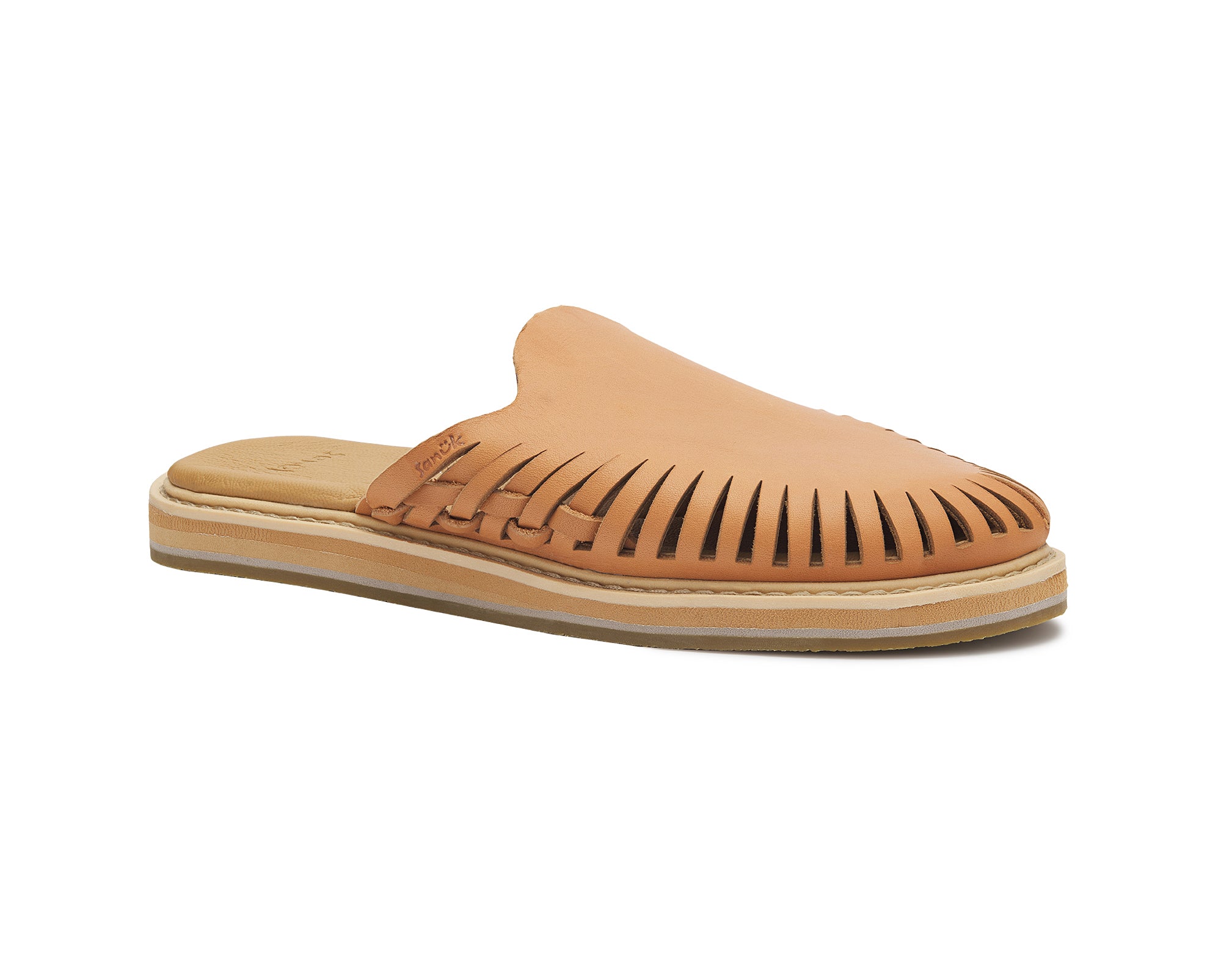 Sanuk You Got My Back Woven slip on donna tan pelle