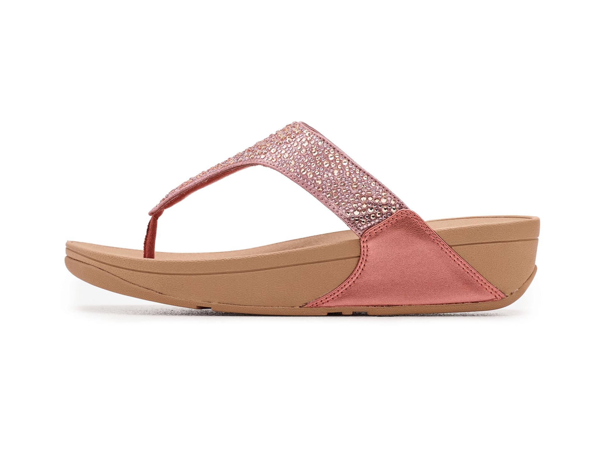 FitFlop Lulu Crystal-mix sandali donna rosa ruggine
