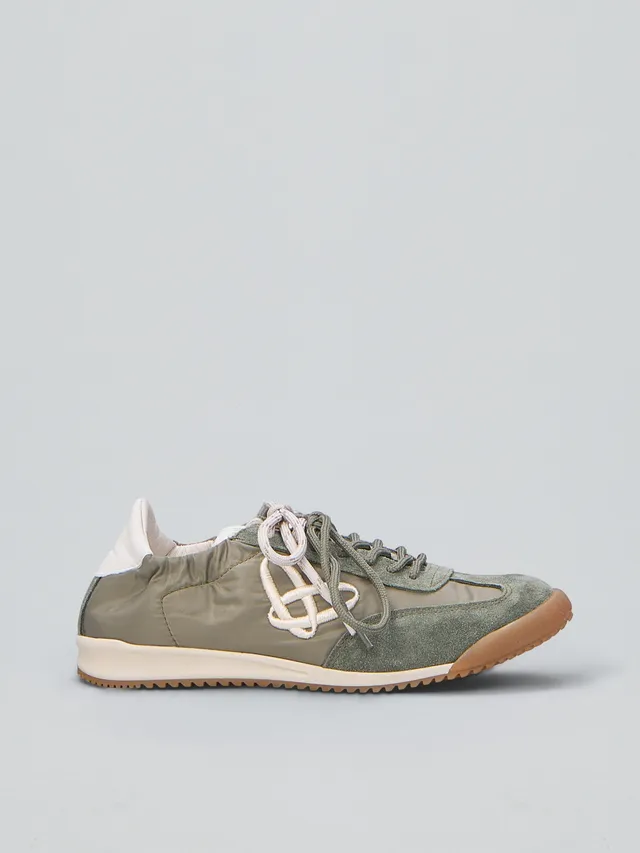 Ovye Sneakers in camoscio sneaker verde loden comfort