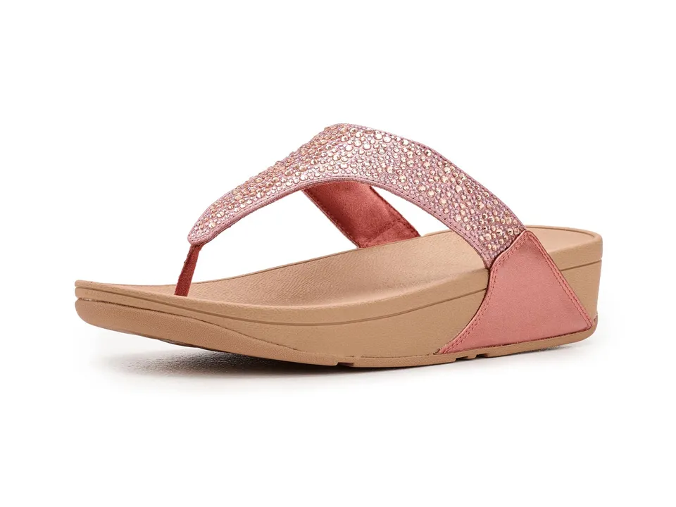 FitFlop Lulu Crystal-mix sandali donna rosa ruggine