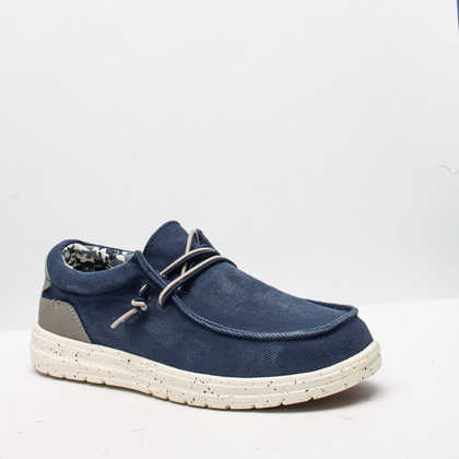 Cinzia Soft Sneakers Uomo Tessuto Fondo Gomma Verdi