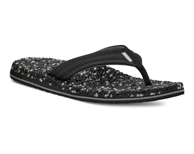 Sanuk Bubblecush Infradito Uomo Massaggianti Nero