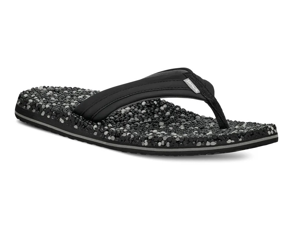 Sanuk Bubblecush Infradito Uomo Massaggianti Nero