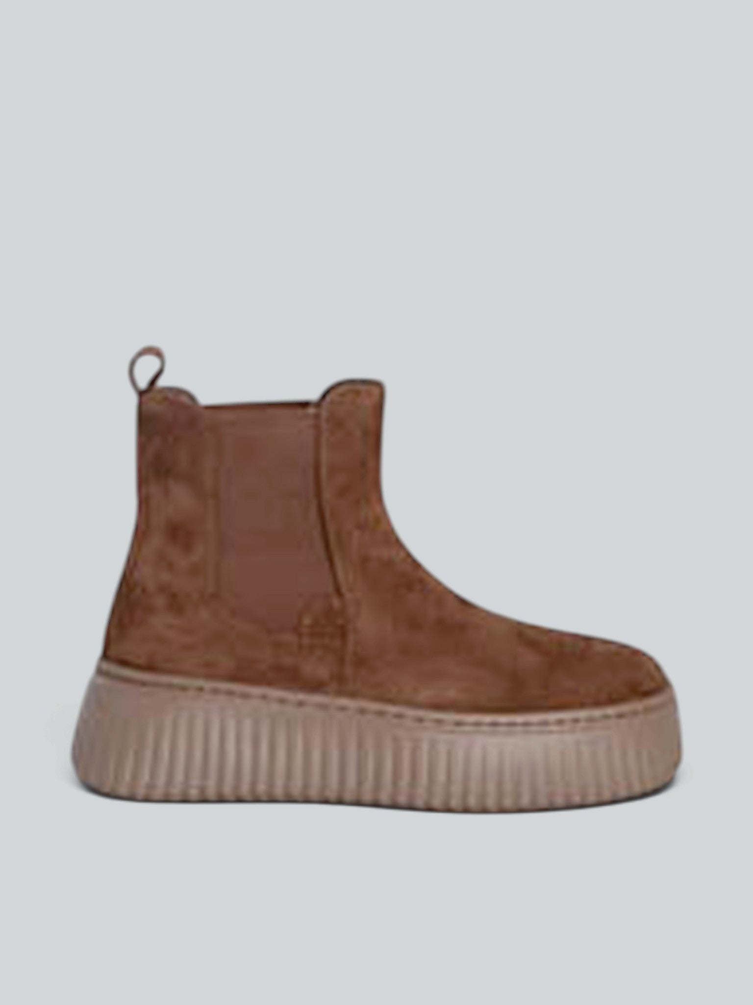 Ovyè Chelsea boots platform brown 5 cm