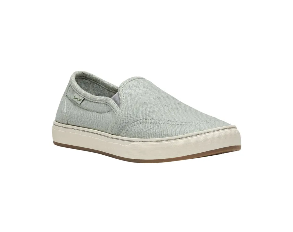 Sanuk Avery Hemp slip-on donna Harbor Mist canapa