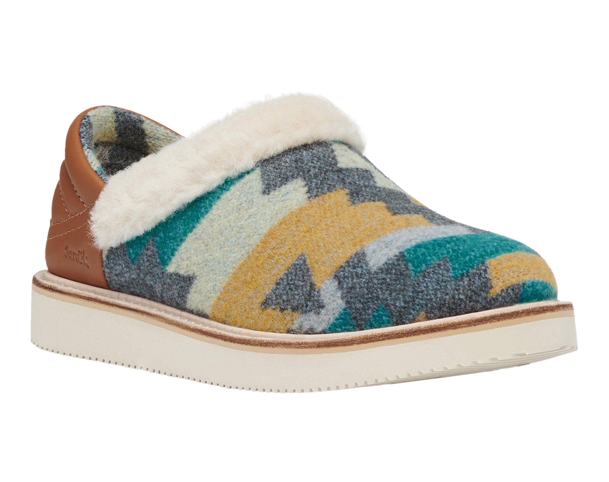 Sanuk Cozy Vibe Low Sm pantofole donna multicolor in lana