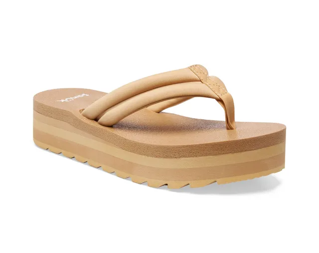 Sanuk Yoga Puff-n-Stuff sandali donna Roasted Pecan plantare yoga