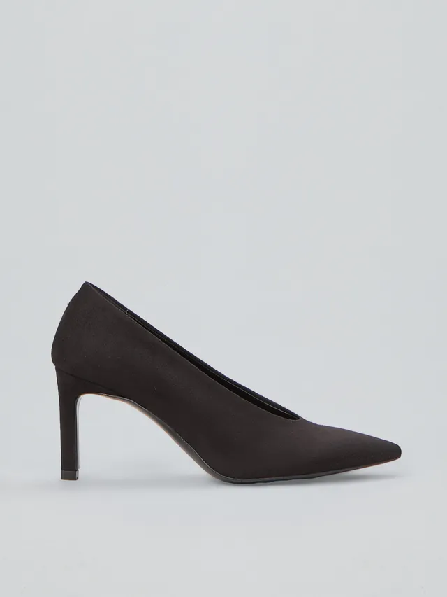 Ovyè Décolleté scollo a V decollete nere tacco 8 cm