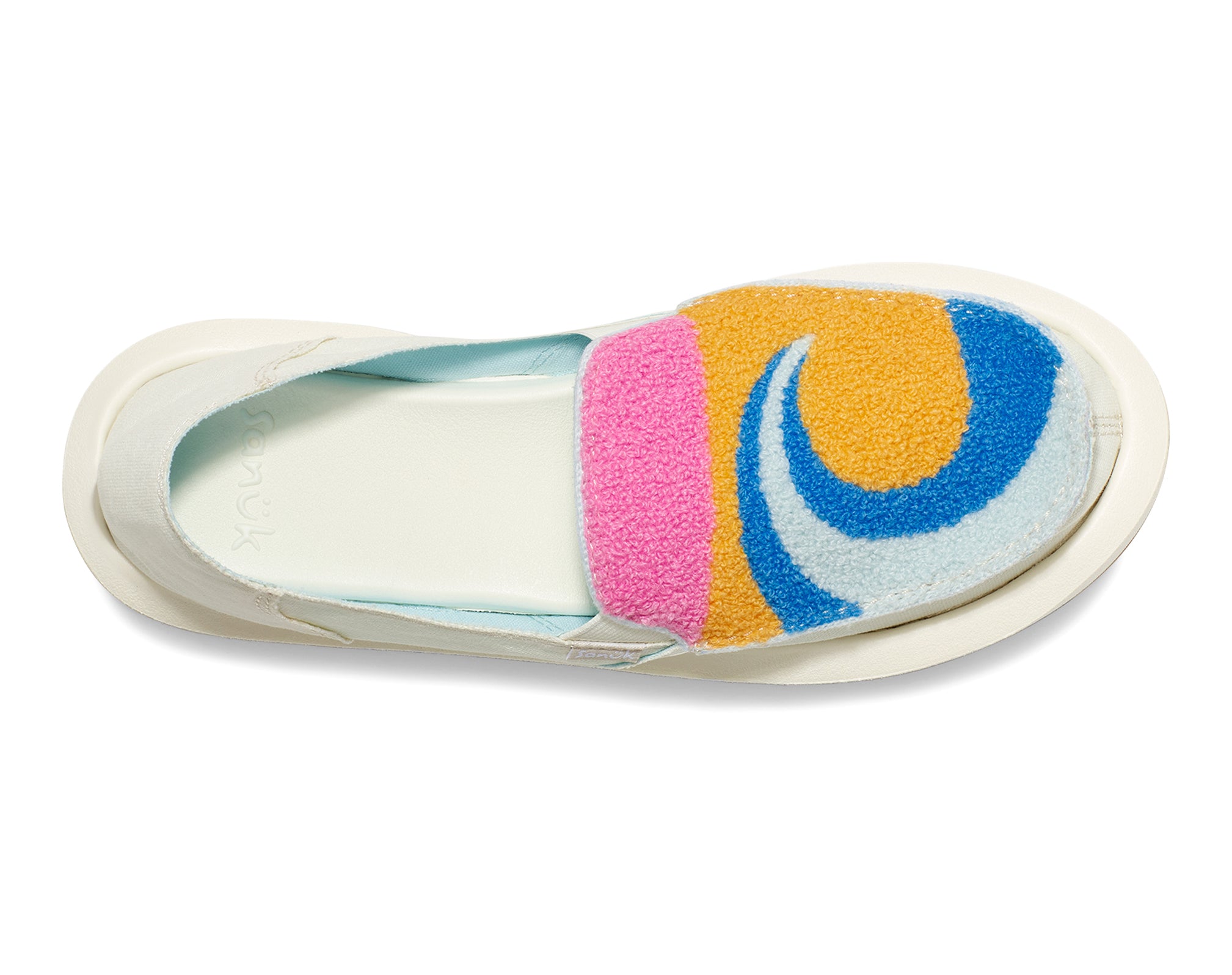 Sanuk Donna ST Shoreline Infradito White Multi stampa