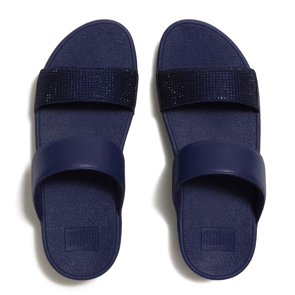 FitFlop Lulu Crystal Ciabatte Donna 39 EU Blu Notte
