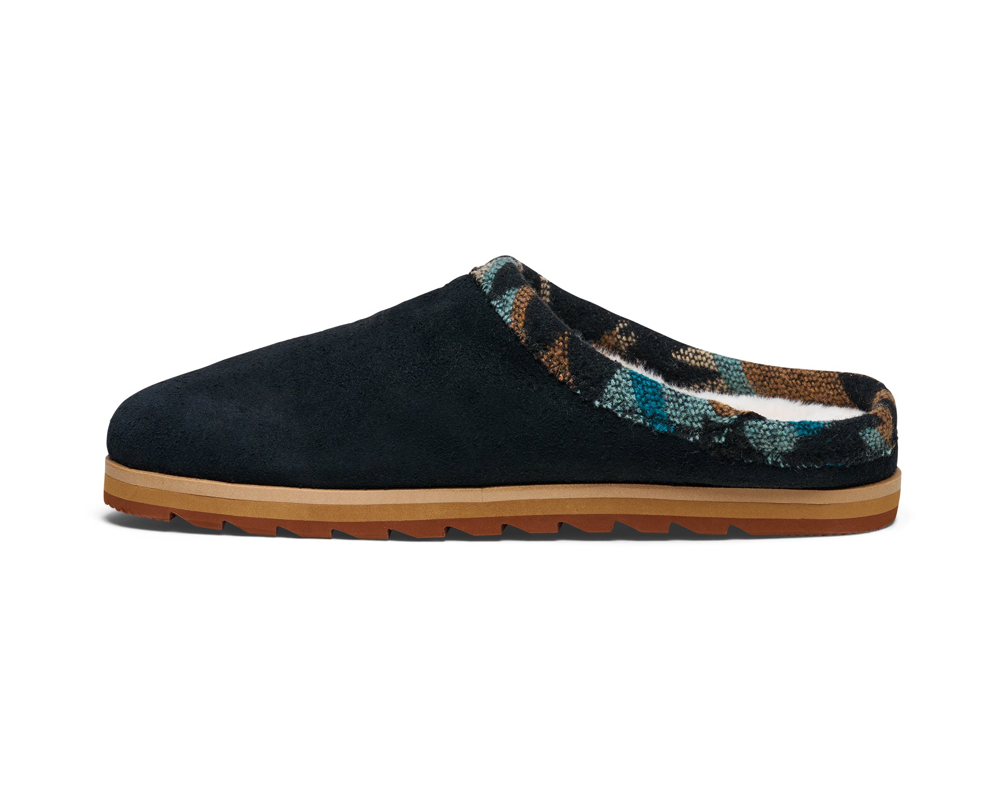 Sanuk Yoga Cloud Lounger Pantofole Uomo Camoscio Nero