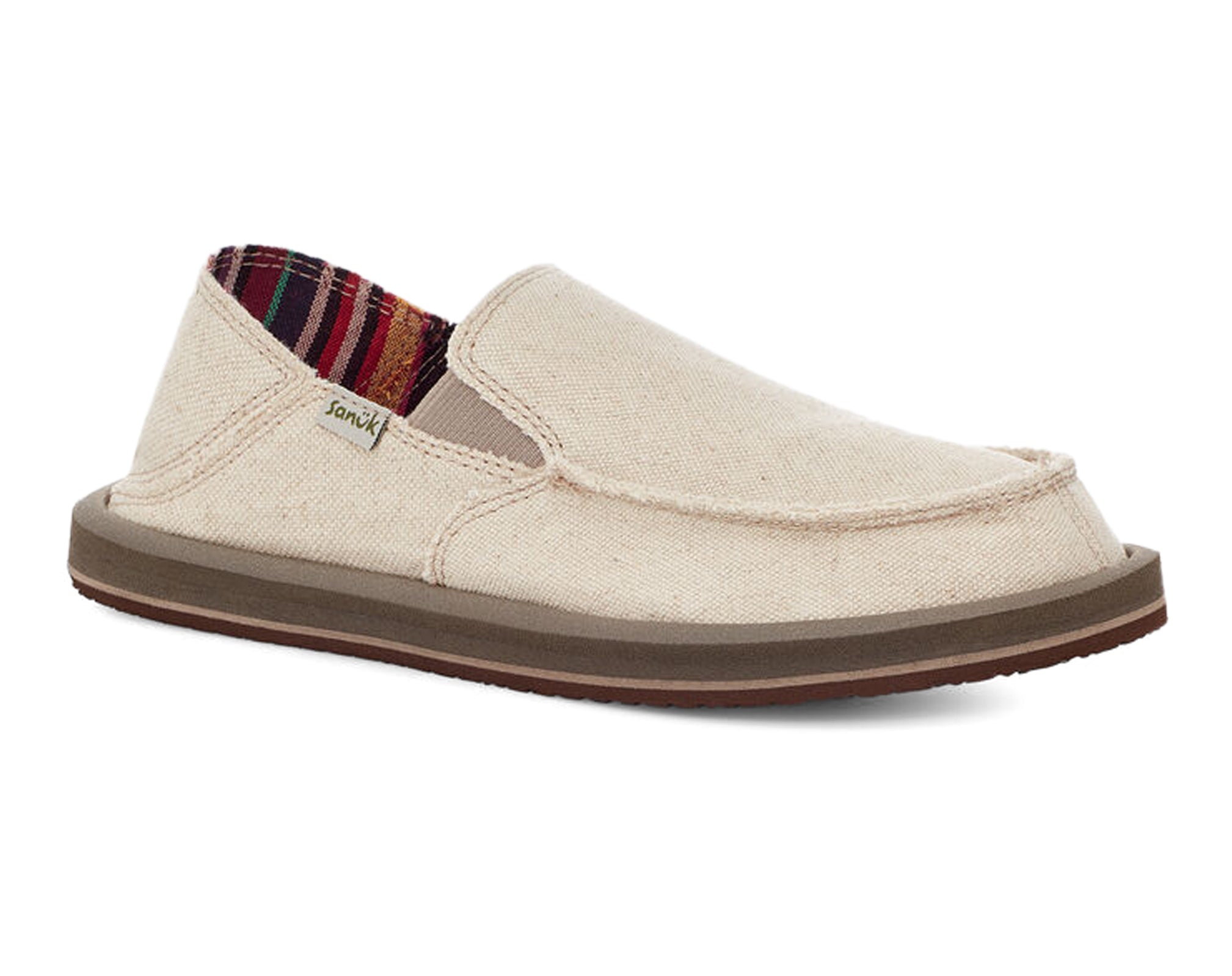 Sanuk Lil Don Sidewalk Surfer slip-on bambino Nero tela