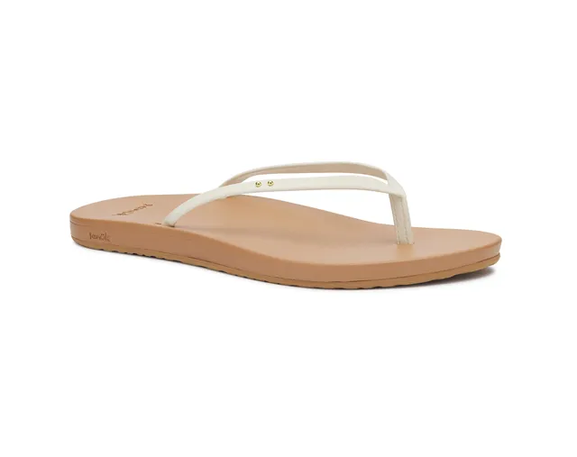 Sanuk Polly infradito marrone chiaro minimal