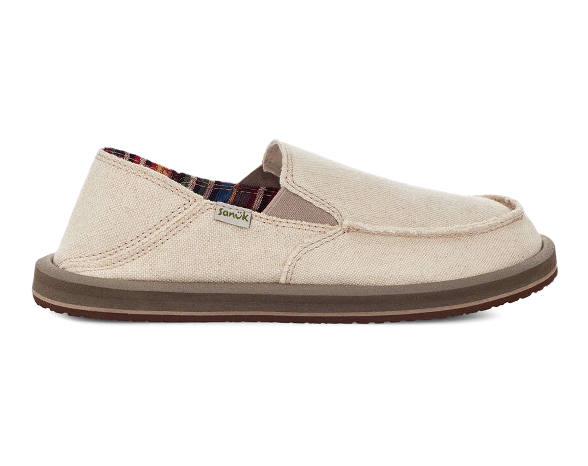 Sanuk Lil Don Sidewalk Surfer slip-on bambino Nero tela