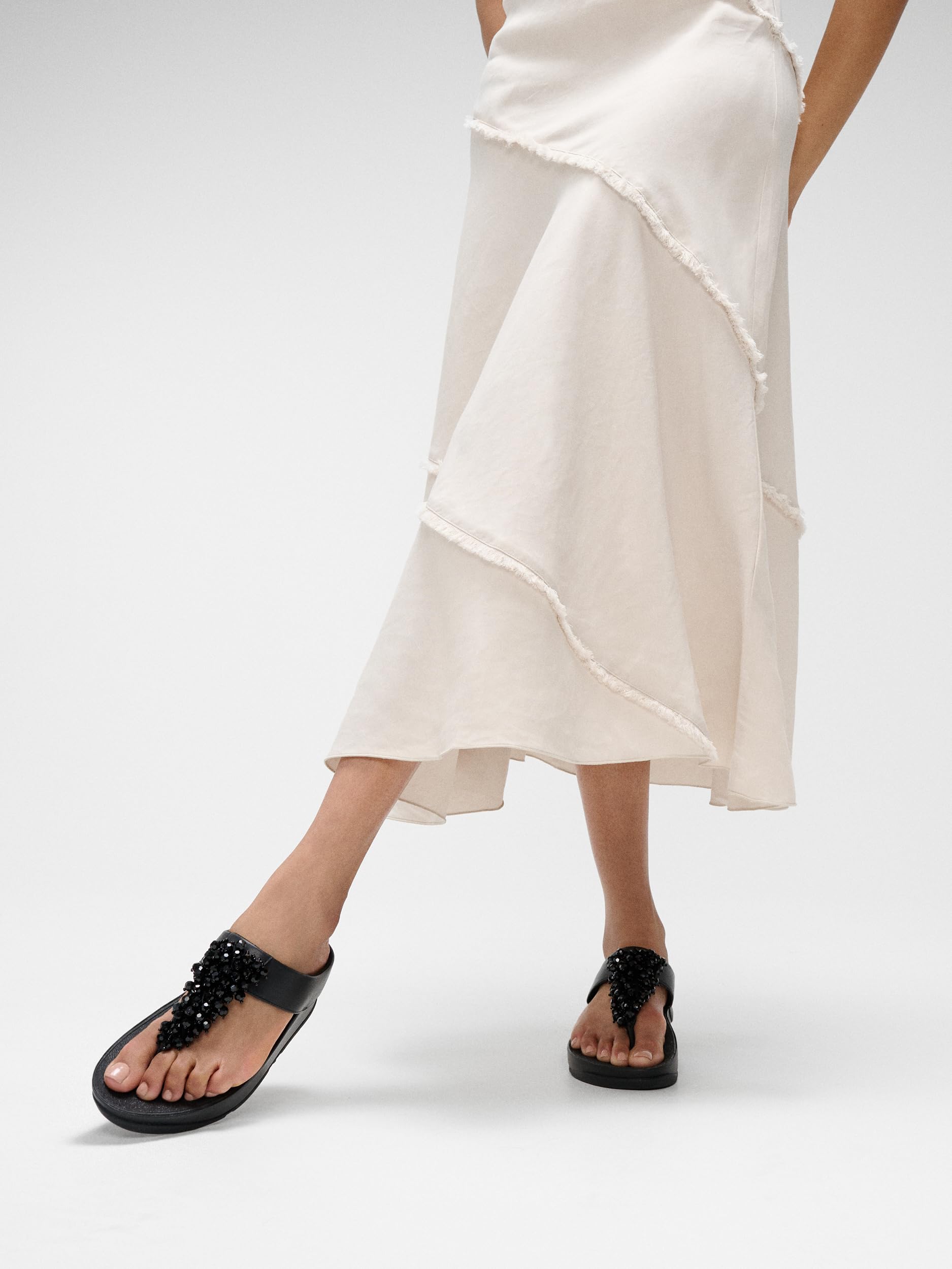 FitFlop Rumba sandali donna 39 EU perline zeppa