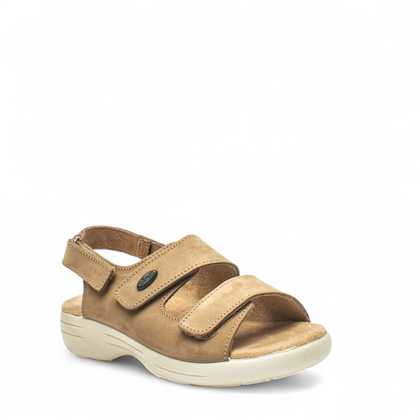 Cinzia Soft sandali donna pelle blu tacco basso