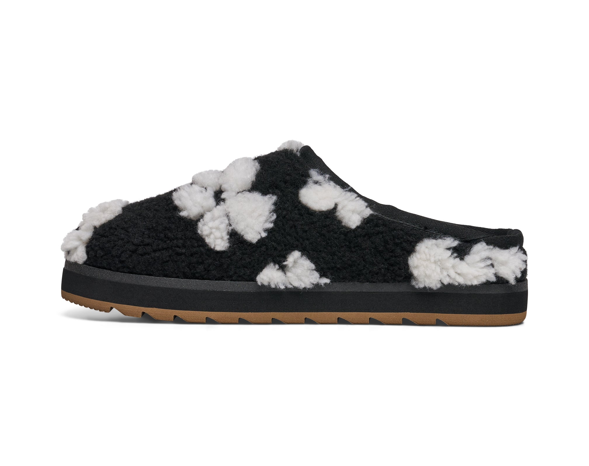 Sanuk Yoga Cloud pantofole donna camoscio nero 38