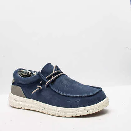 Cinzia Soft Sneakers Uomo Tessuto Fondo Gomma Verdi