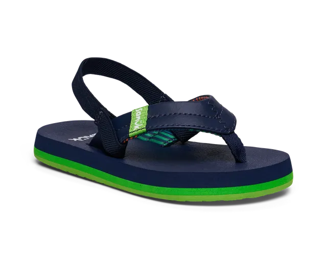 Sanuk Wavy sandali bimbo tan con cinturino acqua