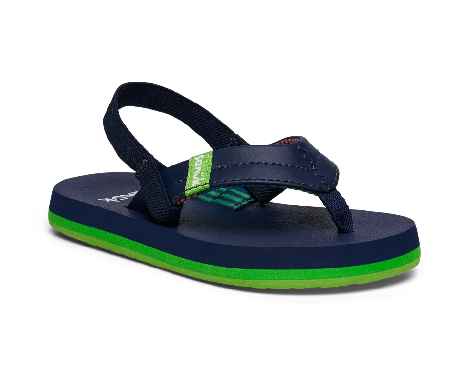 Sanuk Wavy sandali bimbo tan con cinturino acqua
