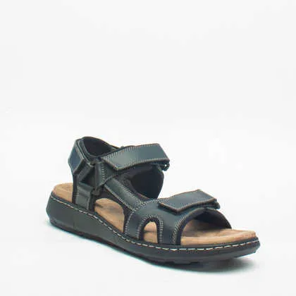 Cinzia Soft Sandali Uomo Nero Black Sintetico Gomma