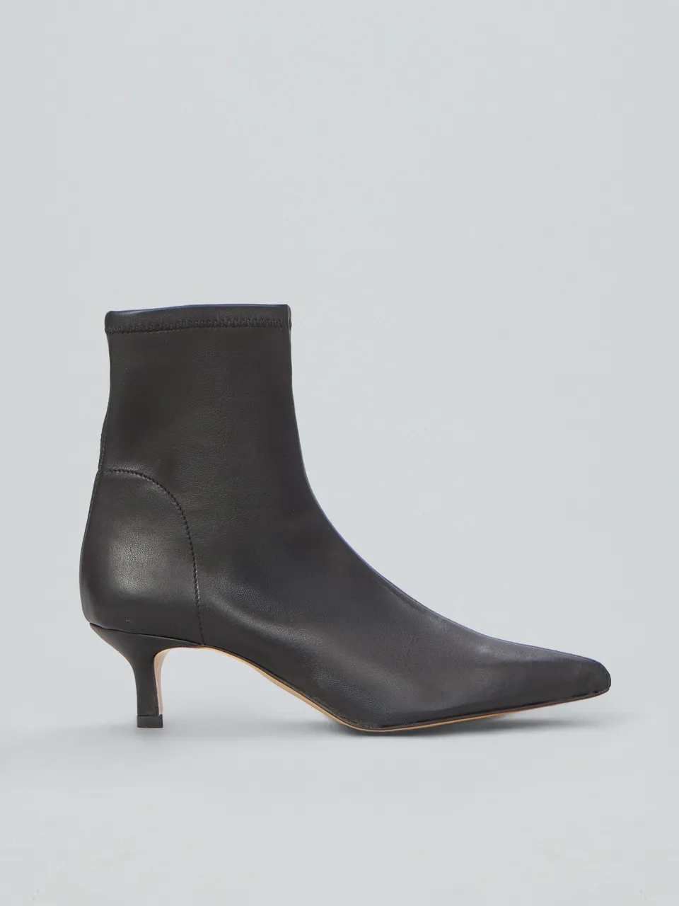 Ovyè Tronchetti con tacco stretch neri tacco 5 cm