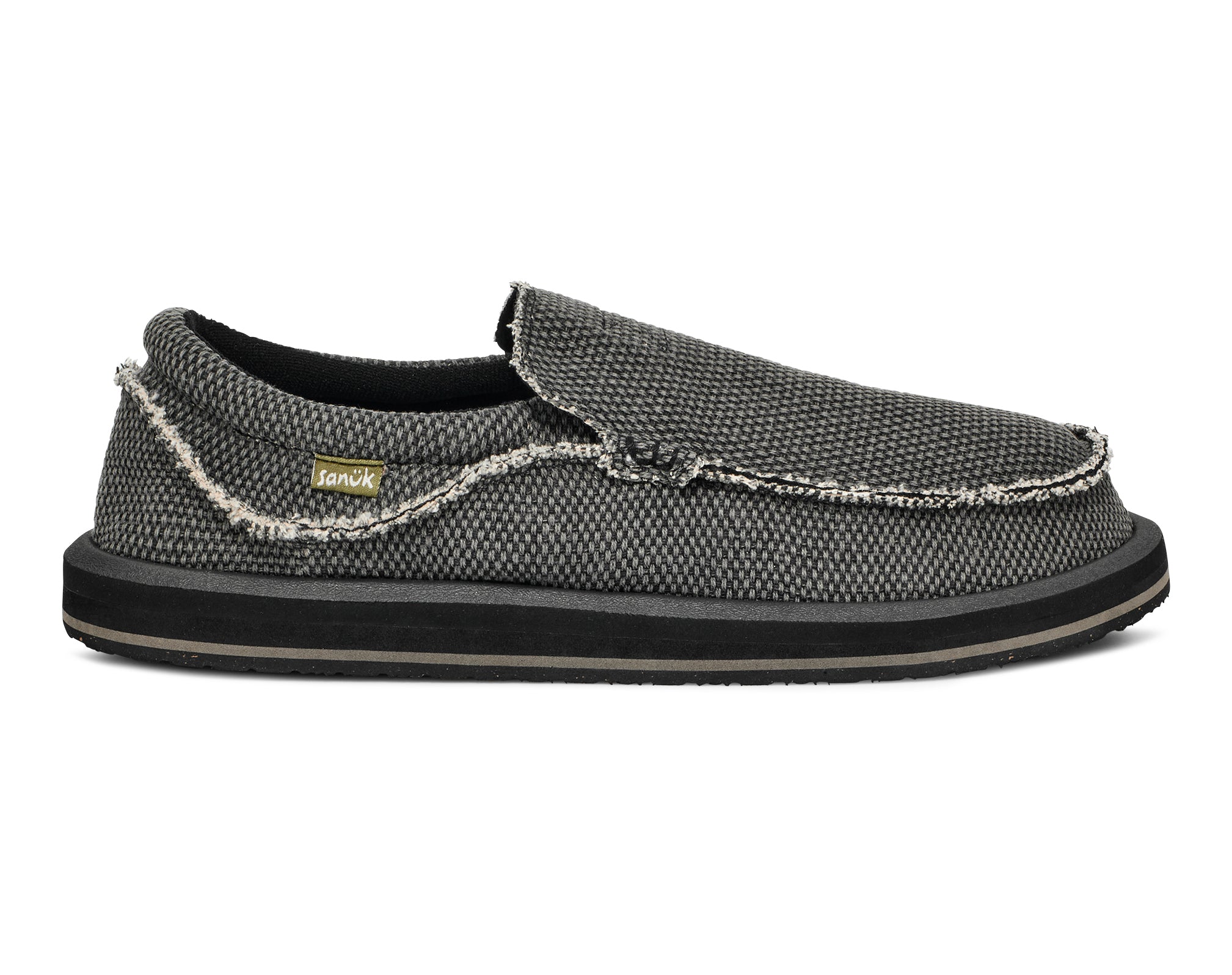 Sanuk Chiba Slip-On Uomo Marrone in Tela di Cotone