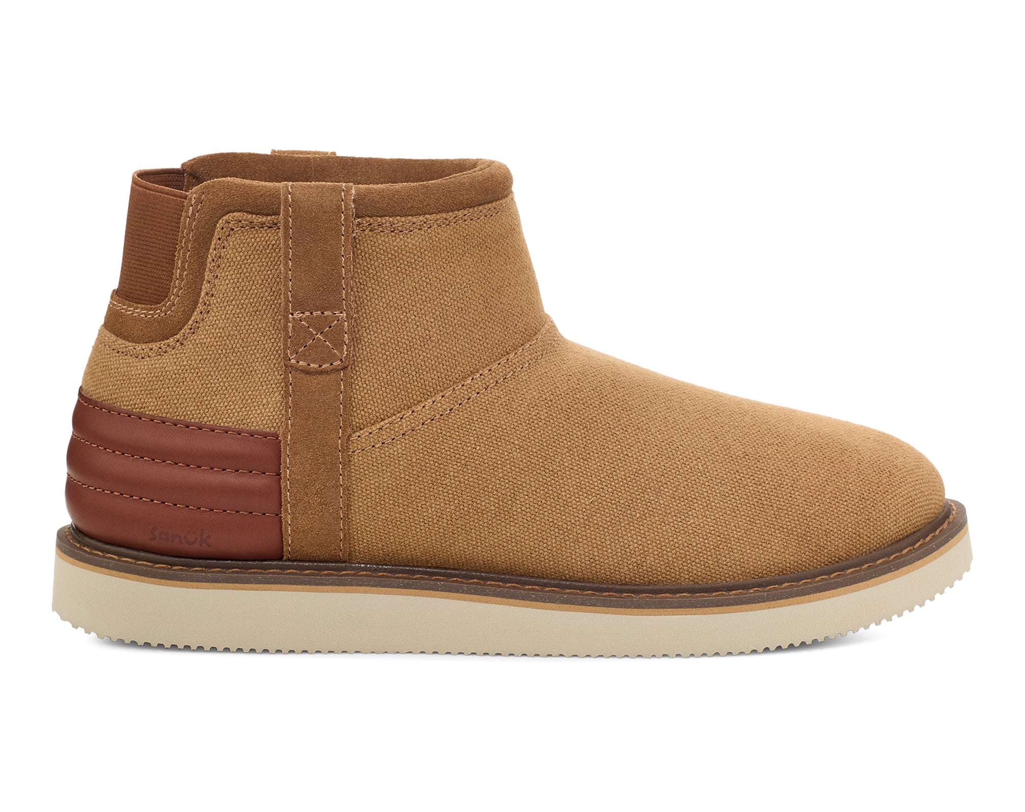 Sanuk Cozy Vibe Surf Check scarpe uomo stone comode
