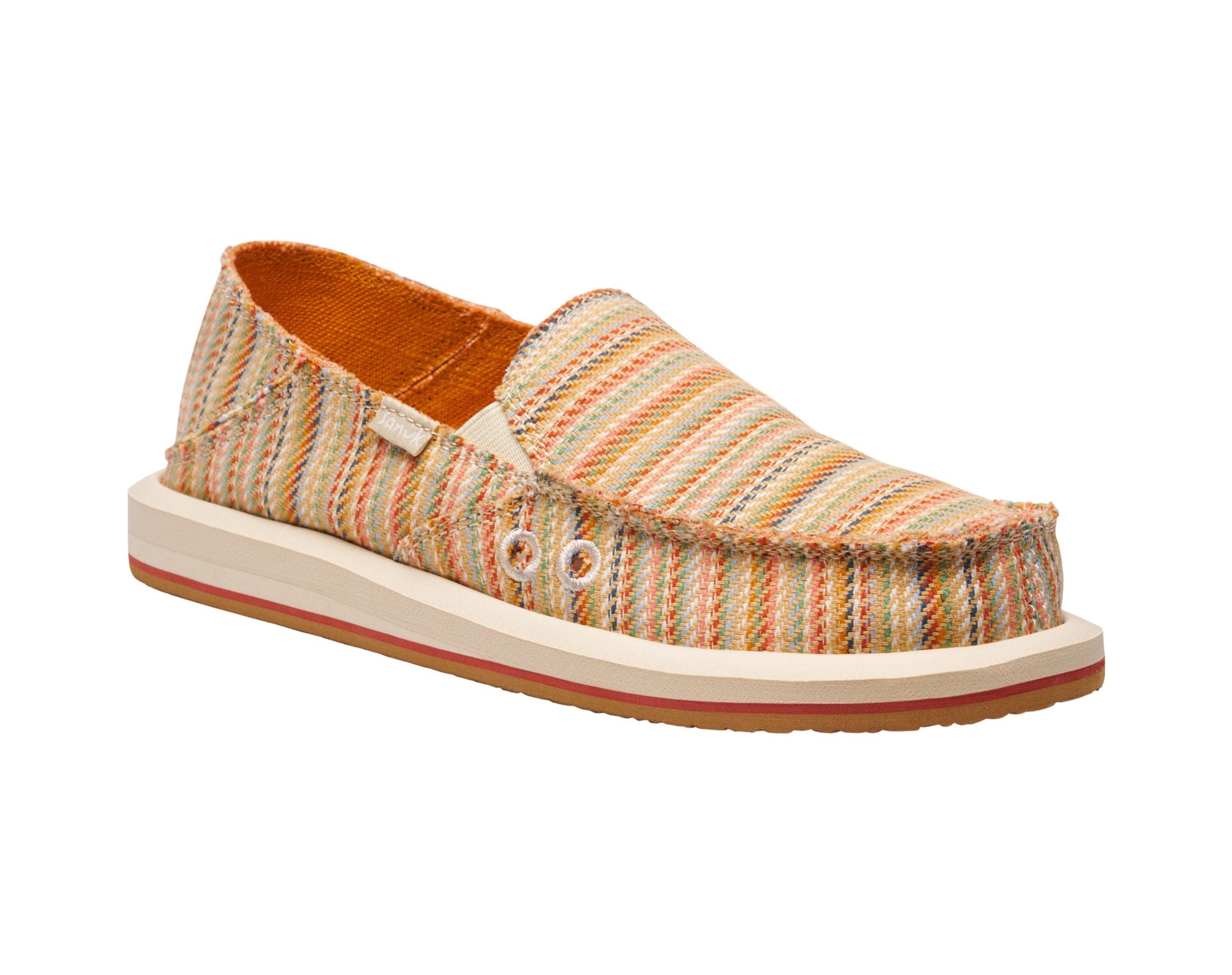 Sanuk Donna Novelty slip on donna Windsor Wine jacquard