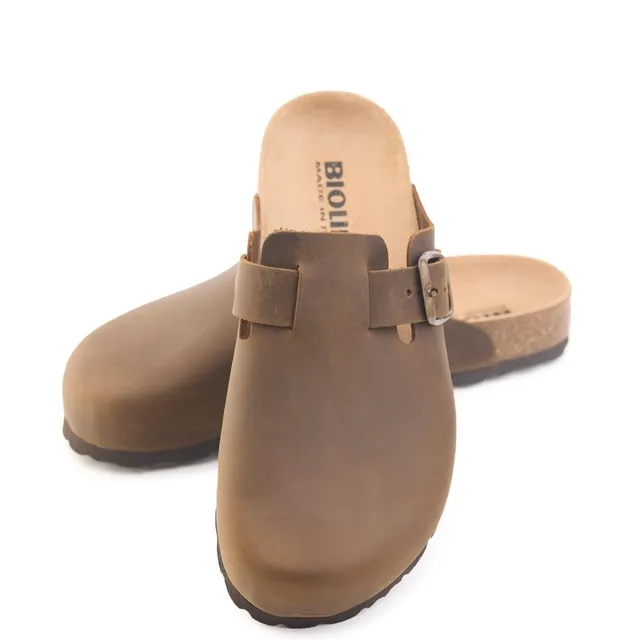 Bioline 1900 Sabot Uomo 42 EU Testa Moro Sughero