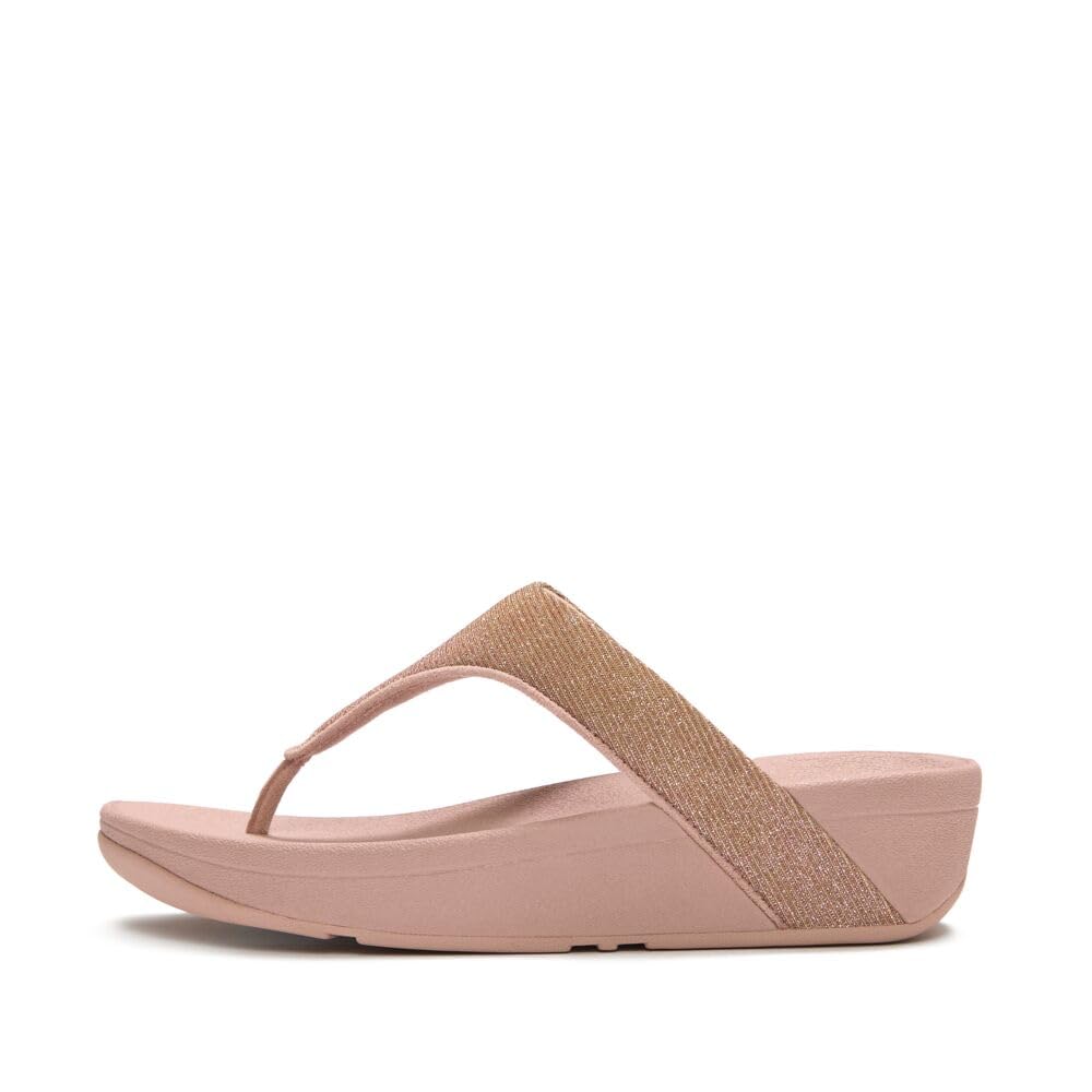 FitFlop Flowrise Glitz Toe-Post sandali donna nero