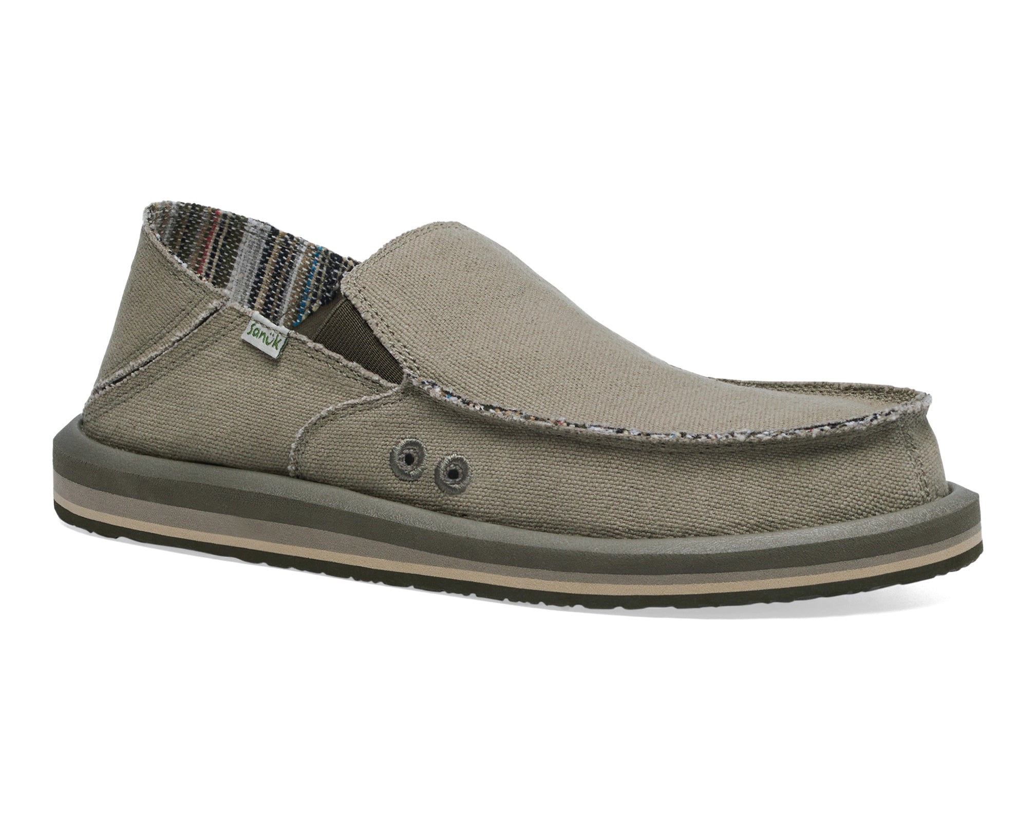 Sanuk Donny Hemp slip on uomo canapa schiuma