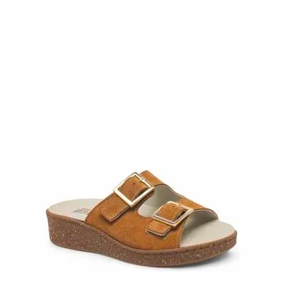 Cinzia Soft Pantofole pianella donna pelle cuoio plantare
