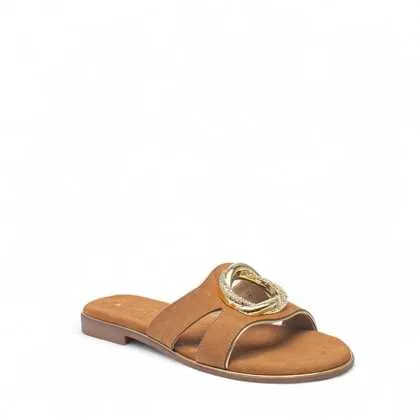 Cinzia Soft Sandali Pelle Beige Birkenstock Fondo Gomma