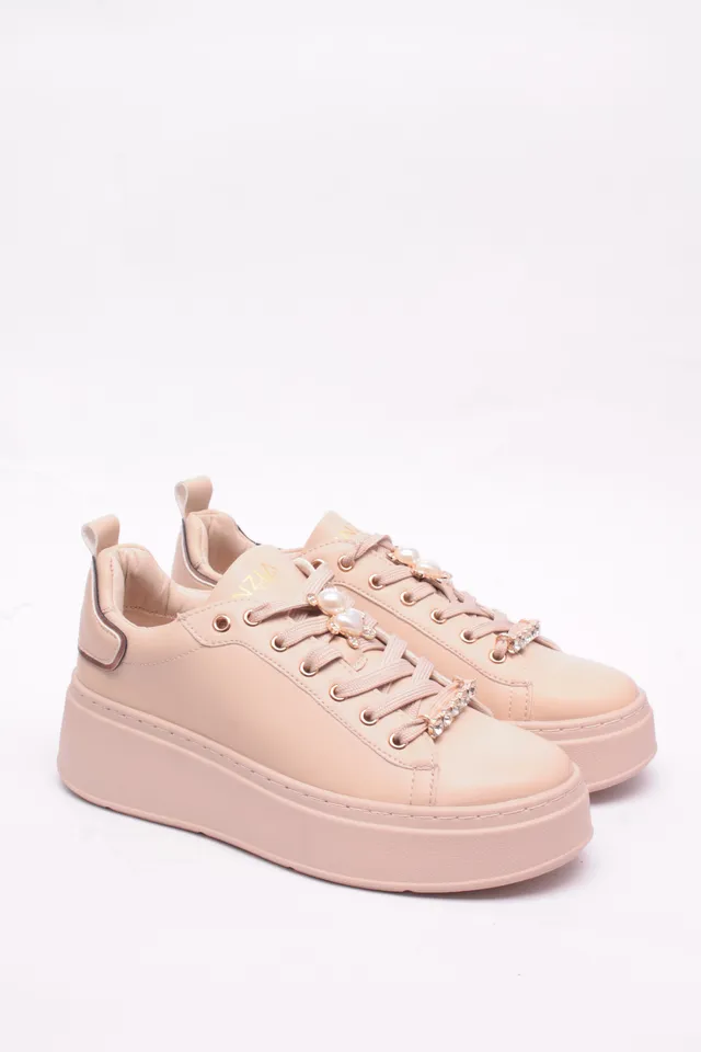 Cinzia Soft Mocassini CI2058 Mocassino Beige Tacco 5 cm