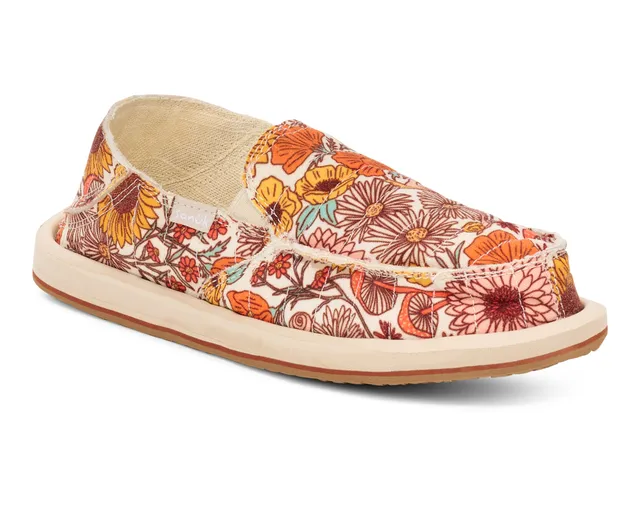 Sanuk Donna Floral Quilt slip on donna cotone floreale