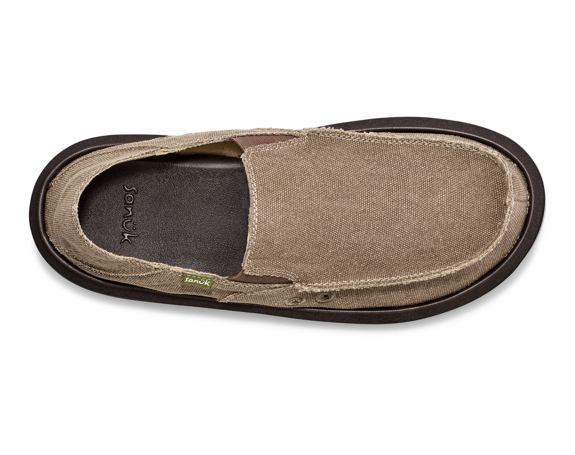 Sanuk Donny Slip-On Uomo Nero con Tallone Pieghevole