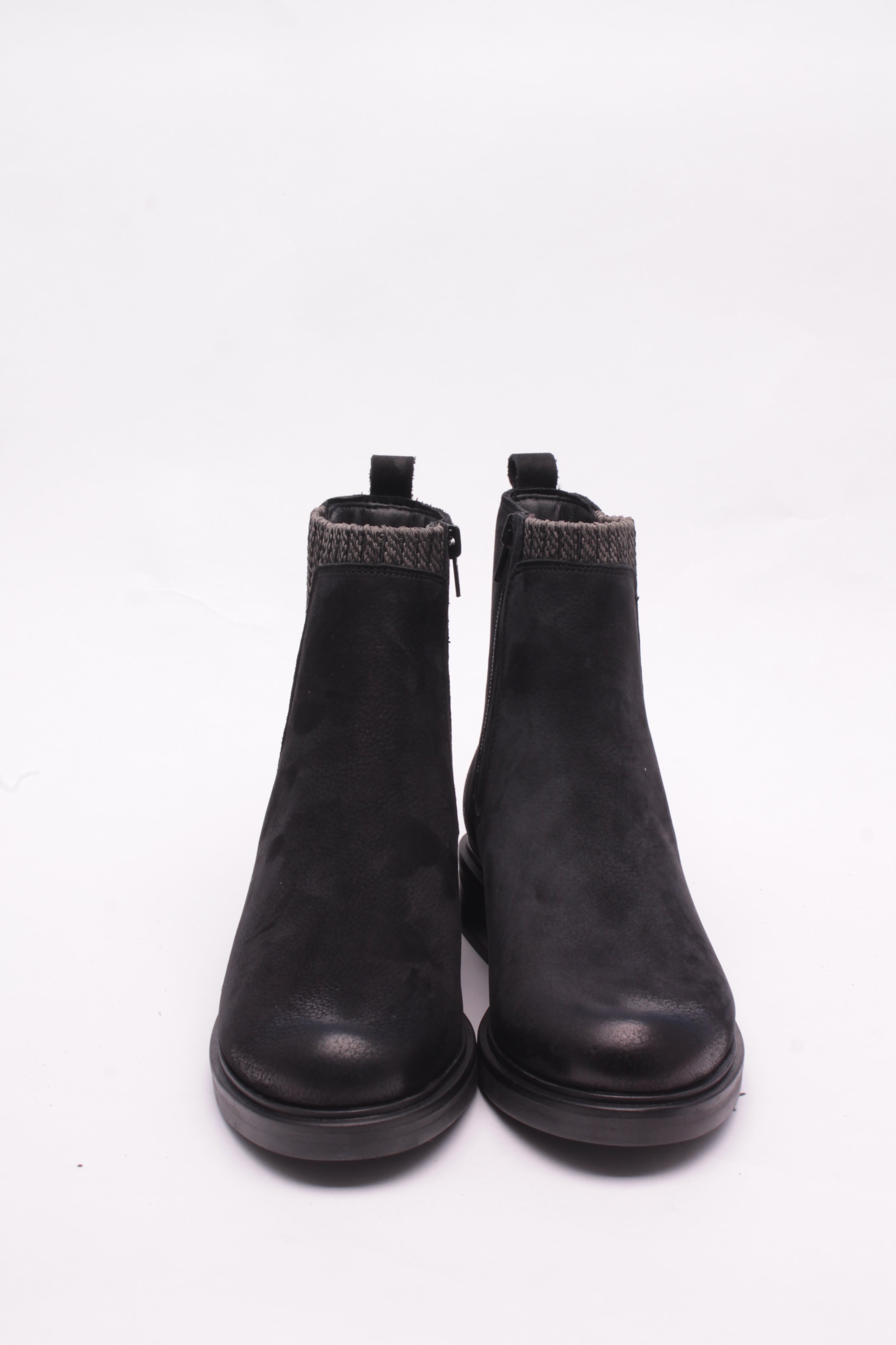 Cinzia Soft Tronchetto Donna Pelle Nero Tacco 3 cm