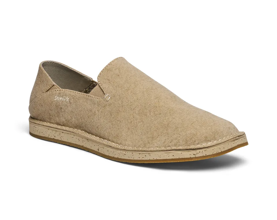 Sanuk Donny Crafted Scarpe Slip On Uomo Tela Cotone