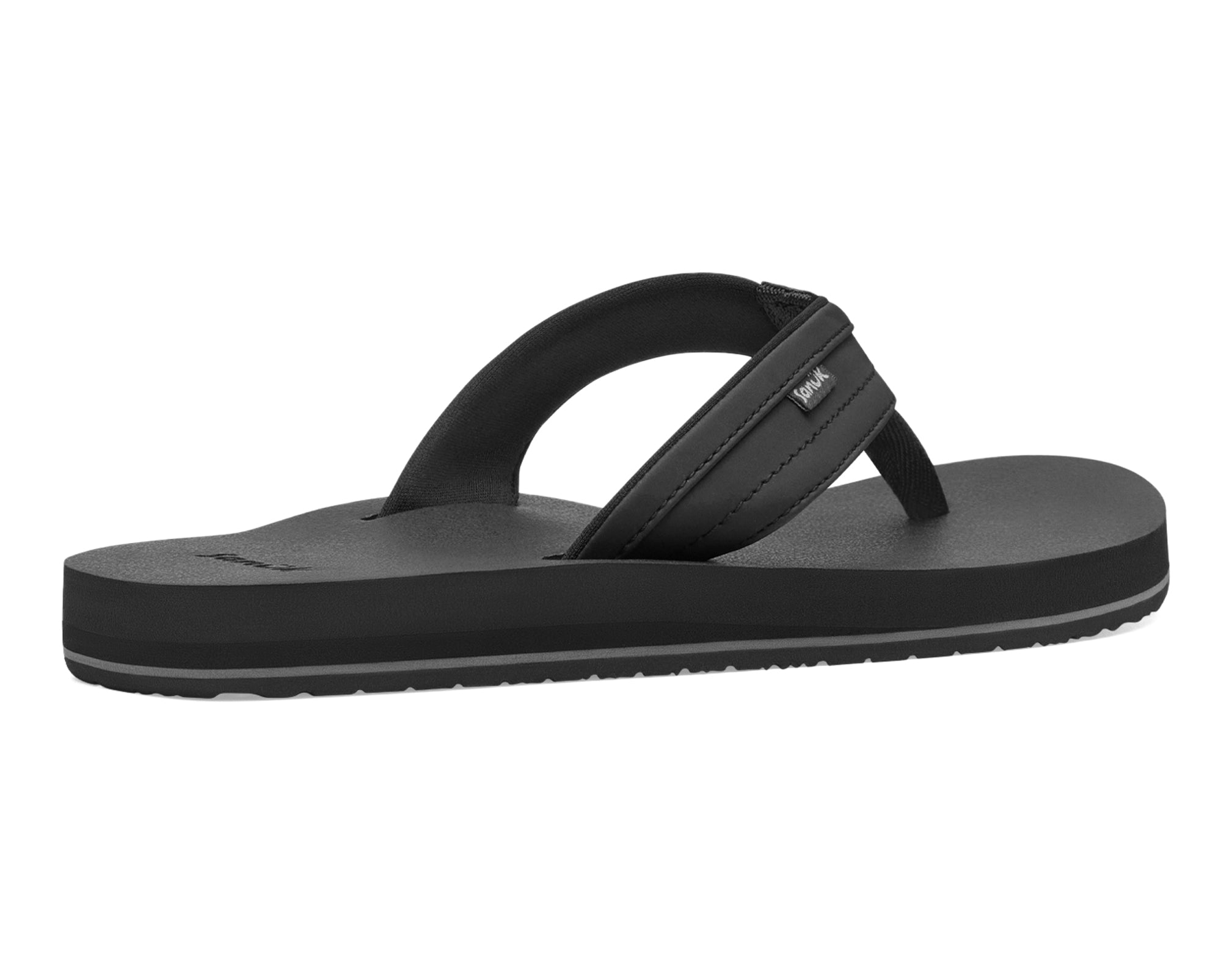 Sanuk Ziggy St Sandali Uomo Nero Schiuma Morbida