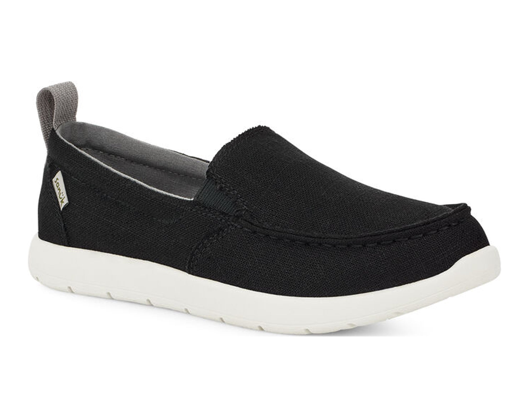 Sanuk Lil Sidewalk Surfer Lite scarpe bambino Black leggera
